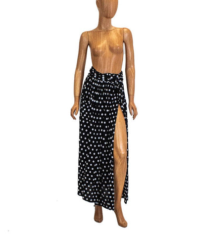 Mara Hoffman Clothing Small Faux Wrap Slit Skirt