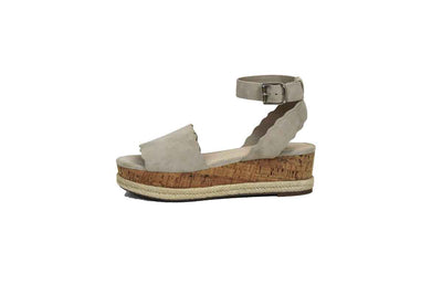 Marc Fisher Shoes Small | US 7.5 Faitful Suede Platform Wedge Sandals