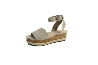 Marc Fisher Shoes Small | US 7.5 Faitful Suede Platform Wedge Sandals