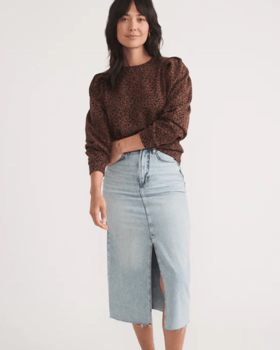 Marine Layer Clothing XS Enya Puff Sleeve Sweatshirt