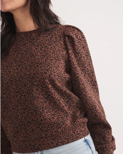 Marine Layer Clothing XS Enya Puff Sleeve Sweatshirt