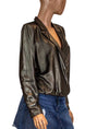 Marled by Olivia Culpo Clothing Small "Surplice" Peak Lapel Crossover Top