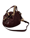 Michael Kors Bags One Size Tristan Bordeaux Leather Braided Chain Satchel