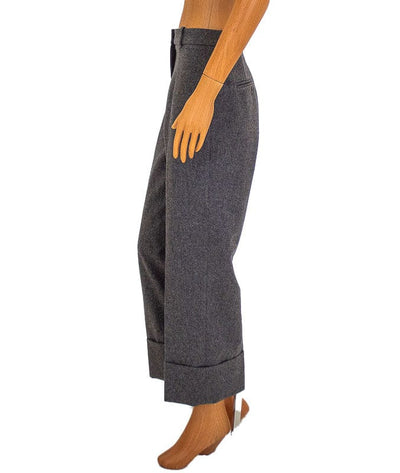 Michael Kors Clothing XS | US 2 Heather Grey Wide Leg Cropped Trousers