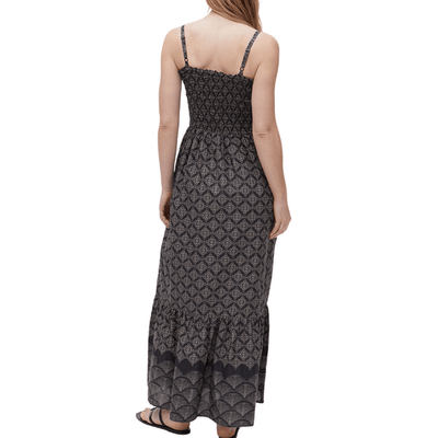 Michael Stars Clothing Small Alejandra Smocked Maxi Dress