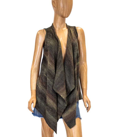 Michael Stars Clothing Small Heathered Brown Vest
