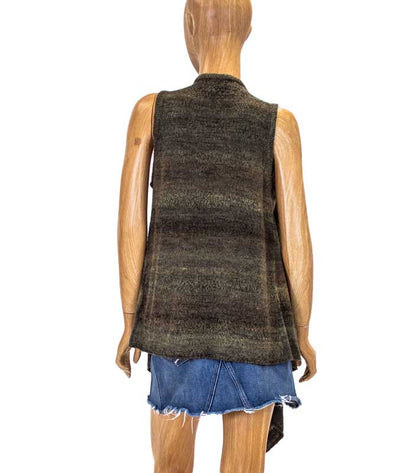 Michael Stars Clothing Small Heathered Brown Vest