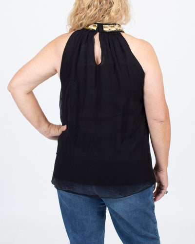Milly Of New York Clothing XL | US 12 Jewled Tank Blouse