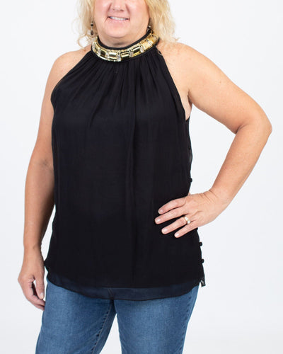 Milly Of New York Clothing XL | US 12 Jewled Tank Blouse