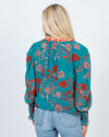 MISA LOS ANGELES Clothing Small Floral Print Long Sleeve Blouse