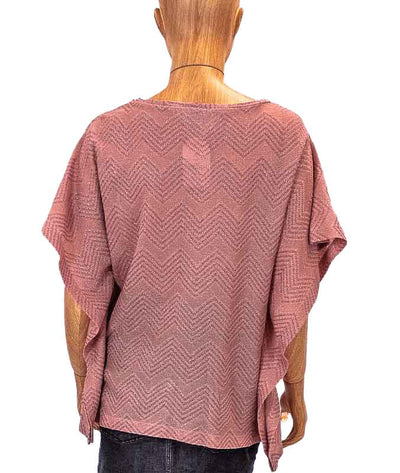 Missoni Clothing Large Blush Metallic Chevron Top