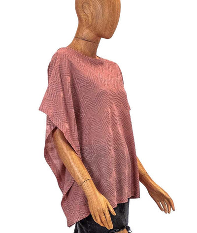 Missoni Clothing Large Blush Metallic Chevron Top
