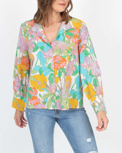 momoni Clothing Small Floral Printed Blouse