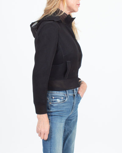 Morgane Le Fay Clothing Small Cropped Mesh Jacket