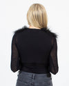 Morgane Le Fay Clothing Small Faux Fur Vest