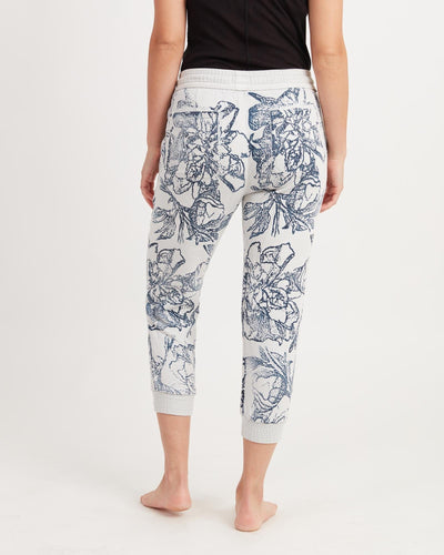 Mother Clothing Medium | US 28 Drawstring Trainer Crop in Floral