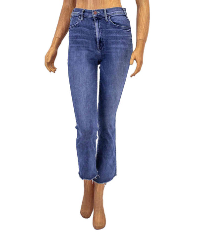 Mother Clothing Small | US 27 High Rise Cropped Flare Jeans