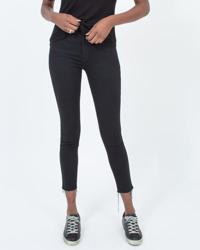 Mother Clothing XS | US 25 HW Looker Ankle Fray with Racer Stripe Jeans