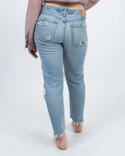 Moussy Vintage Clothing Large | US 31 Distressed Jeans