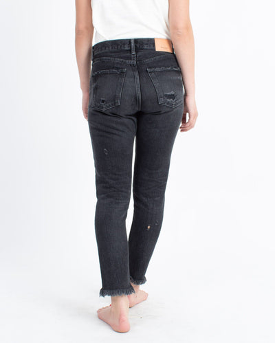 Moussy Vintage Clothing Small | US 26 High-Rise Distressed Jeans