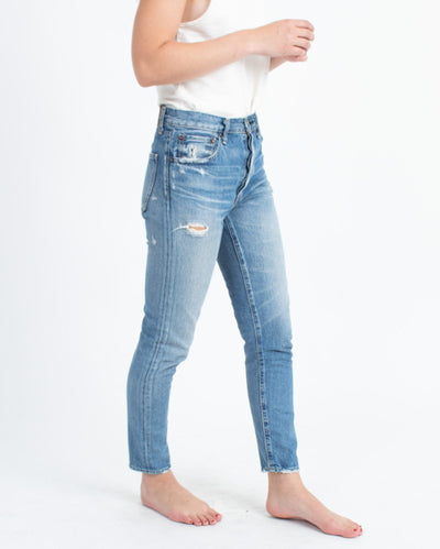 Moussy Vintage Clothing Small | US 26 High-Rise Distressed Jeans