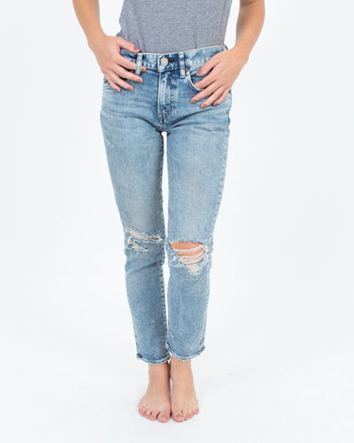 Moussy Vintage Clothing XS | US 25 Distressed Blue Jeans