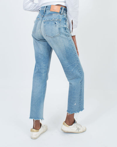 Moussy Vintage Clothing XS | US 25 Distressed Straight Leg Jeans