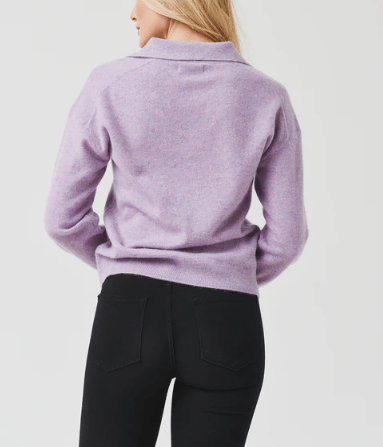 NAADAM Clothing XS "Long Sleeve Polo Sweater"