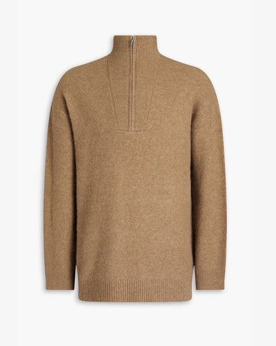 Nanushka Clothing Medium Brushed Knitted Half-Sip Sweater
