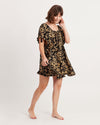 Natalie Martin Clothing One Size Hawaiian Print Mini Dress