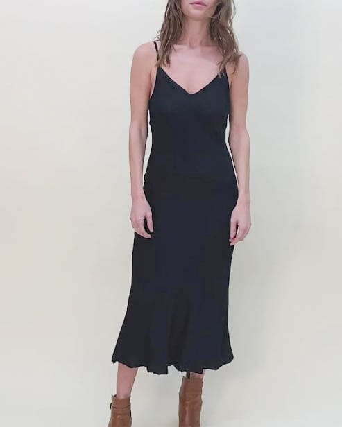 Nation LTD Clothing Medium Black "Sofia" Slip Dress