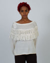 Nation LTD Clothing Medium Fringe Detail Sweater