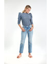 Nation LTD Clothing XS NATION LTD Zeta Snap Back Mock Neck Tee - Wildflower