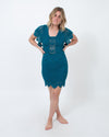 Nightcap Clothing Medium Flutter Sleeve Mini Dress