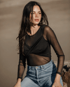 Nightcap Clothing Mesh Twist Top