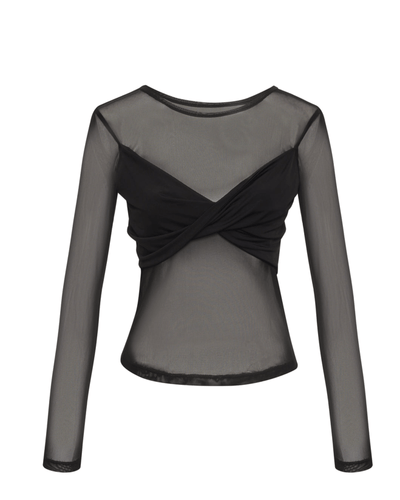 Nightcap Clothing Mesh Twist Top