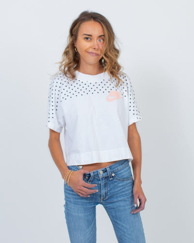 Nike Clothing Small Dotted Crop Top