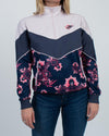 Nike Clothing Small Floral Quarter Zip Pullover Sweatshirt
