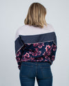 Nike Clothing Small Floral Quarter Zip Pullover Sweatshirt
