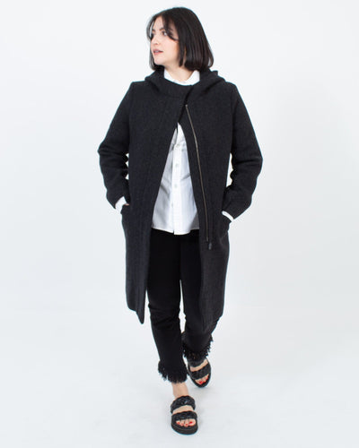 Nili Lotan Clothing Medium | US 6 Hooded Cashmere Jacket