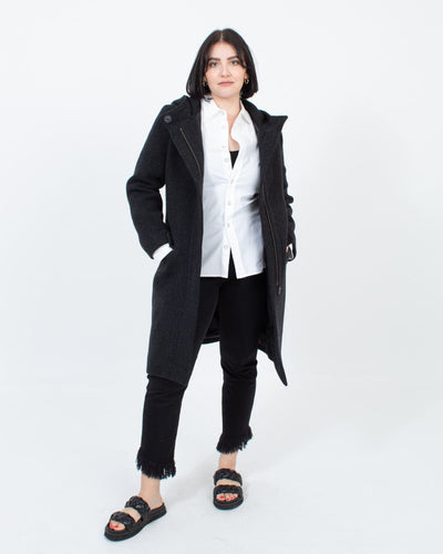Nili Lotan Clothing Medium | US 6 Hooded Cashmere Jacket
