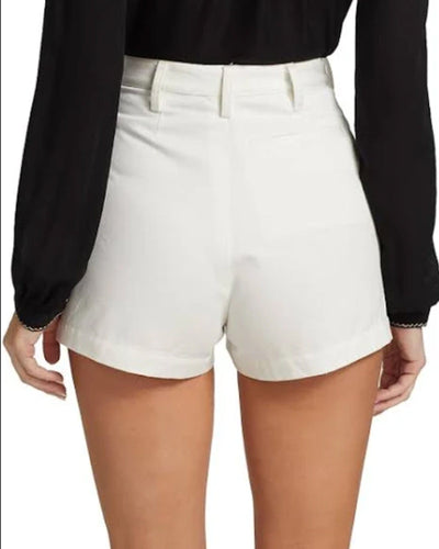 Nili Lotan Clothing Small | 4 "Augusta" Cotton Twill Shorts