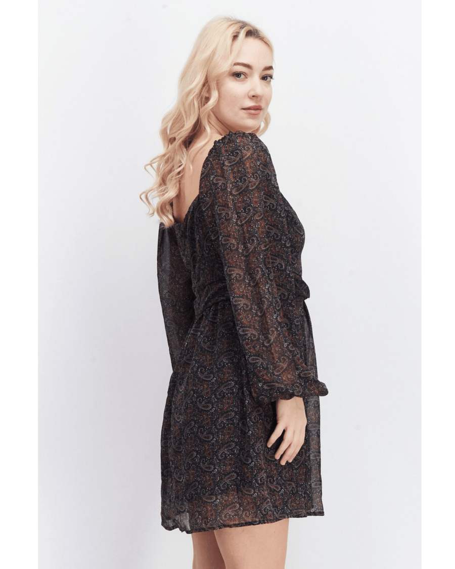 o.p.t Clothing XS OPT Paisley Mini Casual Dress