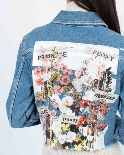 Off-White c/o Virgil Abloh Clothing XS | US 2 I IT 38 Cropped Denim Jacket