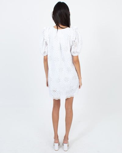 Olivaceous Clothing Small Eyelet Mini Dress