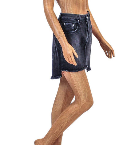 One Teaspoon Clothing Medium | US 28 Frayed Hem Denim Skirt
