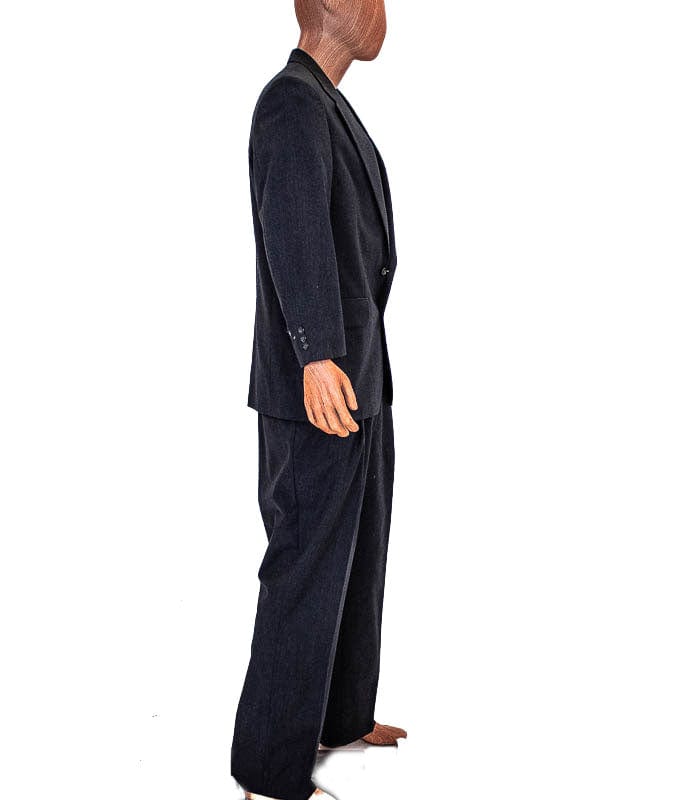 Oscar de la Renta Clothing XXL Dark Grey Two-Piece Suit
