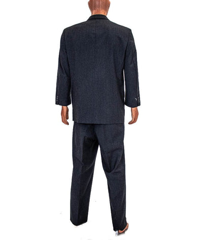 Oscar de la Renta Clothing XXL Dark Grey Two-Piece Suit