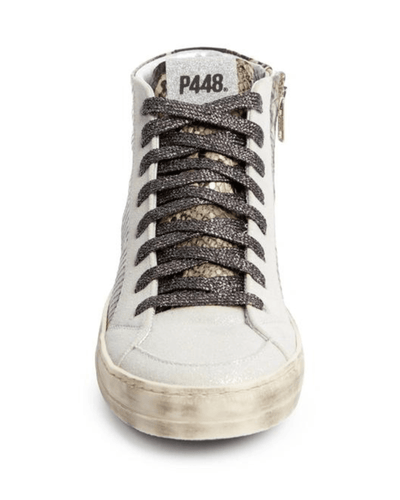 P448 Shoes Medium | US 8 I IT 38 P448 Snakeskin Print High Top Sneakers