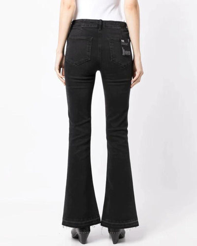 Paige Clothing Small | US 26 High Rise Lou Lou in Dusty Black